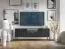 Worthing 42 TV Cabinet | Black & Gold | 1 Drawer | 2 Doors | 3 Compartments | 56 x 154 x 39 cm
