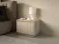 Modern Bedside Cabinet Finghall 14 | Beige | 1 Drawer | Soft-Close | Wall-Mountable | 42 x 53.6 x 39 cm | ABS Edge Protection