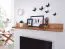 Handmade Wall Shelf | Solid Acacia Wood | Unique Grain | 17 x 80 x 23 cm | Modern Design