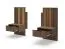 Bedside cabinets | set of 2 | Dunin oak | 2 drawers | incl. LED lighting | 50 x 40 x 102 cm | bedside cabinets | soft-close function