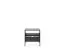 Bedside Chest of Drawers Worthing 44 | Black/Gold | 56 x 54 x 39 cm | Modern Luxury Storage