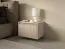 Modern Bedside Cabinet Finghall 14 | Beige | 1 Drawer | Soft-Close | Wall-Mountable | 42 x 53.6 x 39 cm | ABS Edge Protection