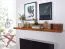 Long Sheesham Solid Wood Wall Shelf | 140 cm Wide | Unique Handcrafted Grain | Warm Sheesham Finish