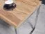 Handmade Work Table | Solid Acacia Wood & Chrome Frame | 76 x 60 x 120 cm | Versatile Desk