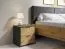 Set of 2 Dionysos 02 Bedside Cabinets | 2 Drawers | Oak Artisan & Graphite Grey | 45.5 x 44 x 35 cm | ABS Edge Protection