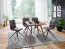 Square Sheesham Solid Wood Table | 80 x 80 cm | Unique Grain | Retro Country House Style