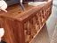 TV Cabinet Lowboard Sheesham Semi-Solid | 3D Door Front | 92 x 35 x 44 cm | Modern Design | 50 kg Capacity