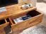 TV Cabinet Lowboard, Sheesham Brown, Semi-Solid | 25 x 108 x 34 cm | 2 Drawers | Modern Wall-Mounted Design