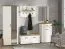 Bench with Storage Banat 19 | White Matt & Oak Artisan | 2 Doors | ABS Edges | 47.5 x 103.5 x 41 cm | Anteroom