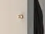 Entrance Hall Wardrobe Petkula 12 | Light Beige | Pull-Out Clothes Rail | Matt Gold Handle | Soft-Close | Black Legs