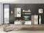 TV base cabinet Colmenar 03, Colour: Grey Oak / Glossy White - Measurements: 46 x 180 x 40 cm (H x W x D)