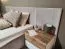 Wall Panel for Double Bed Right Side | Papauta Collection | Grey | 105 x 65 x 7 cm