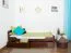 Children’s Bed / Youth Bed Easy Premium Line K1/2n | 2 Drawers & Cover Panels | 90 x 200 cm | Solid Beech Wood Dark Brown