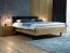 Double bed Ordino 03 solid oiled oak - Lying surface: 160 x 200 cm (W x L)