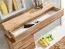 Shoe Rack with Drawer Pollestad 13 | Oak Wotan / White | 80 x 100 x 30 cm | Modern Storage