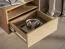 Hanging bedside cabinet | 1 drawer | color: Mavelie oak | 1 open compartment | push-to-open function | 45 x 33 x 30 cm | soft-close function | for bedrooms