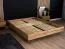 Single bed / guest bed Canillo 01 solid oiled oak - Lying surface: 140 x 200 cm (W x L)
