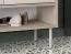 Chest of drawers | three doors | Dimensions: 120 x 34 x 95 cm | Sideboard | Cremona Oak / Cashmere | Soft-close mechanism | 1 drawer | 9 compartments | for the entryway