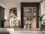 Shelf | Color: Lindberg Oak | narrow | 1 hinged door | soft-close feature | 5 compartments | 39 x 34 x 203 cm | for the office and home office | lockable door