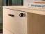 Corner Desk | Color: Lindberg Oak | 3 drawers | 168 x 133 x 77 cm | for the office and home office | 2 compartments | adjustable desk width | lockable