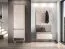 Closet | two doors | Dimensions: 54 x 34 x 198 cm | Soft-close feature | Cremona Oak / Cashmere | pull-out clothes rod | 3 compartments | ABS edges