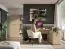 Corner Desk | Color: Lindberg Oak | 3 drawers | 168 x 133 x 77 cm | for the office and home office | 2 compartments | adjustable desk width | lockable