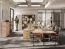 Closet | Color: Lindberg Oak | 2 hinged doors | 2 compartments | 79 x 51 x 203 cm | for the office and home office | lockable | soft-close feature | 1 clothes rod