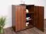 Mojokerto 19 Chest of Drawers | Walnut / Black | 121 x 80 x 39 cm | Modern Storage Cabinet