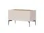 TV Cabinet Asau 02 | Cashmere & Dark Oak | 56 x 90 x 47 cm | Modern Two-Drawer Storage