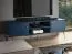 TV Base Cabinet Kumpula 05 | Dark Blue | 54 x 160 x 40 cm | 2 Doors, 4 Compartments | Gold Accents