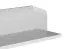 Suspended rack / Wall shelf Sastamala 09, Colour: Silver Grey - Measurements: 15 x 117 x 20 cm (H x W x D)