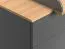 Chest of drawers Naema 07, Colour: Grey / Oak - Measurements: 87 x 100 x 58 cm (h x w x d)