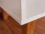 Youth room - Nightstand Syrina 14, Color: White / Blue - Dimensions: 72 x 54 x 45 cm (H x W x D)