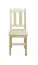 Chair solid, natural pine wood Junco 248- Dimensions 91 x 35 x 44 cm