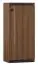 Chest of drawers Mojokerto 16, Colour: Walnut / Black - Measurements: 121 x 55 x 39 cm (H x W x D)