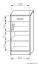 Chest of drawers Paseh 18, Colour: Sonoma Oak - Measurements: 80 x 40 x 37 cm (H x W x D)