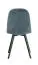 Chair Maridi 247, Colour: Turquoise - Measurements: 89 x 45 x 55 cm (H x W x D)