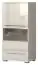 Display case Garim 10, Colour: Beige high gloss - 123 x 60 x 40 cm (h x w x d)