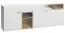 Chest of drawers Minnea 21, Colour: White - Measurements: 69 x 187 x 42 cm (h x w x d)