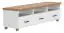 TV base cabinet Cuenca 05, Colour: Oak / White - Measurements: 50 x 170 x 49 cm (H x W x D)