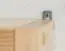 Wall shelf solid, natural pine wood Junco 291A - Dimensions 40 x 40 x 20 cm
