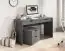Desk Sfax 01, Colour: Grey - 76 x 138 x 50 cm (H x W x D)
