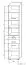 Cabinet Kisaran 10, Colour: Sonoma Oak - Measurements: 200 x 40 x 40 cm (H x W x D)