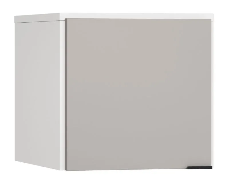 Wardrobe Top Attachment for Pantanoso 12 | White / Grey | 45 x 47 x 57 cm | Modern Design