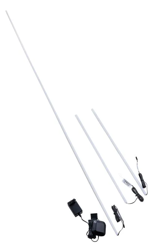 LED Lighting for Double Bed | Space-Saving Ambience | Black Finish | Easy Installation