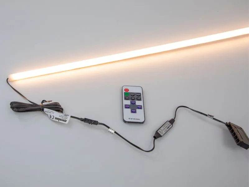 LED Strip for Ersigen 07 Wardrobe Bed | Dimmable Warm White Light | Includes Power Supply | Black