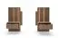Bedside cabinets | set of 2 | Dunin oak | 2 drawers | incl. LED lighting | 50 x 40 x 102 cm | bedside cabinets | soft-close function