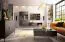 TV Cabinet Amfipoli 04 | Black Wood Structure | 2 Doors | Cable Grommet | Soft-Close | 54 x 160 x 40 cm
