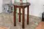 Round Solid Pine Table Walnut Finish Junco 234A | Ø 60 cm | Premium Craftsmanship