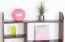 Hanging Wall Shelf Solid Pine Walnut 017 | 6 Spacious Shelves | 90 x 100 x 20 cm | Modern Design